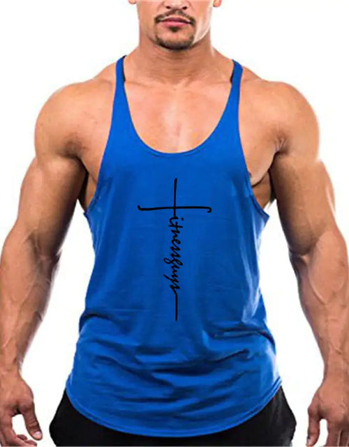 Load image into Gallery viewer, Brand Gym Stringer Tank Top Men Bodybuilding Clothing
