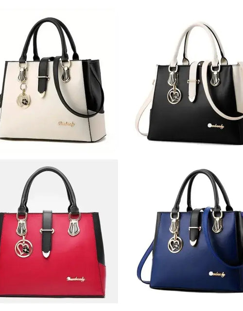 Load image into Gallery viewer, Women&#39;s Contrast Simple One Shoulder Handbag
