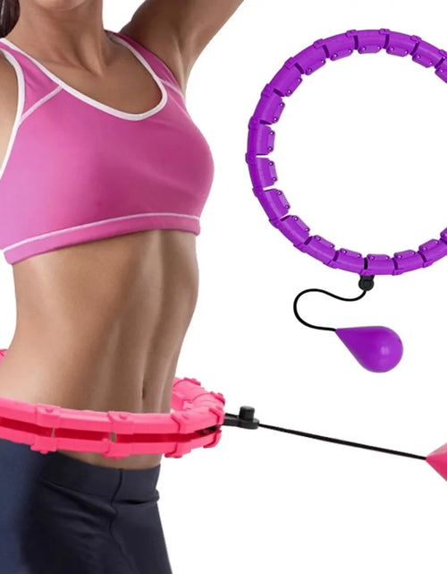 Load image into Gallery viewer, 24 Section Adjustable Sport Hoops Waist Exercise
