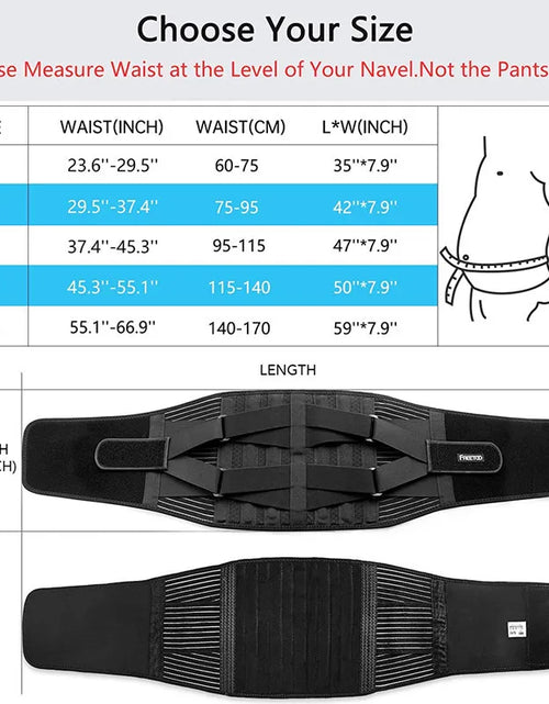 Load image into Gallery viewer, Double Pull Back Lumbar Support Belt Waist Orthopedic Corset Men Women Spine Decompression Waist Trainer Brace Back Pain Relief
