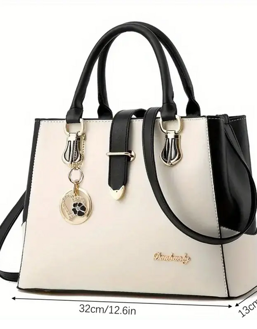 Load image into Gallery viewer, Women&#39;s Contrast Simple One Shoulder Handbag
