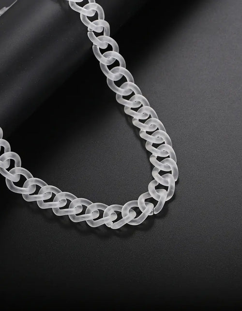 Load image into Gallery viewer, Clear Buckle Men&#39;s Chain Necklace
