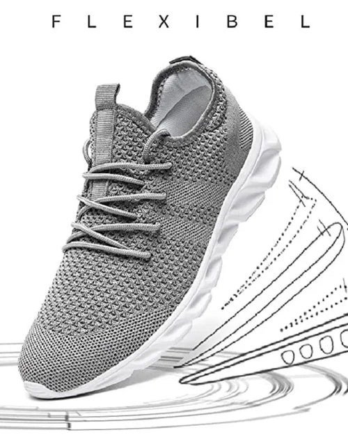 Load image into Gallery viewer, Women Casual Sport Shoes Light Sneakers Women&#39;s White Outdoor Breathable Mesh Black Running Shoes Athletic Shoes
