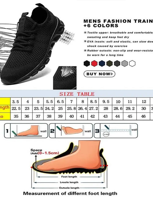 Load image into Gallery viewer, Women Casual Sport Shoes Light Sneakers Women&#39;s White Outdoor Breathable Mesh Black Running Shoes Athletic Shoes
