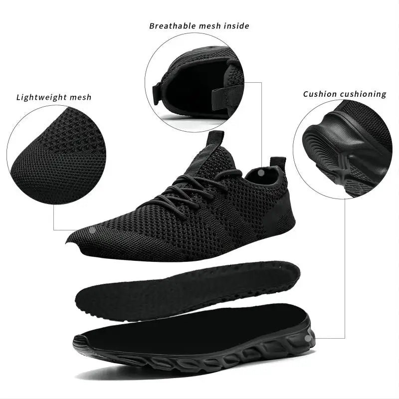 Women Casual Sport Shoes Light Sneakers Women's White Outdoor Breathable Mesh Black Running Shoes Athletic Shoes