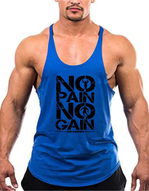 Load image into Gallery viewer, Brand Gym Stringer Tank Top Men Bodybuilding Clothing
