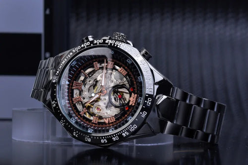 Load image into Gallery viewer, Men&#39;s Mechanical Sport Golden Watch
