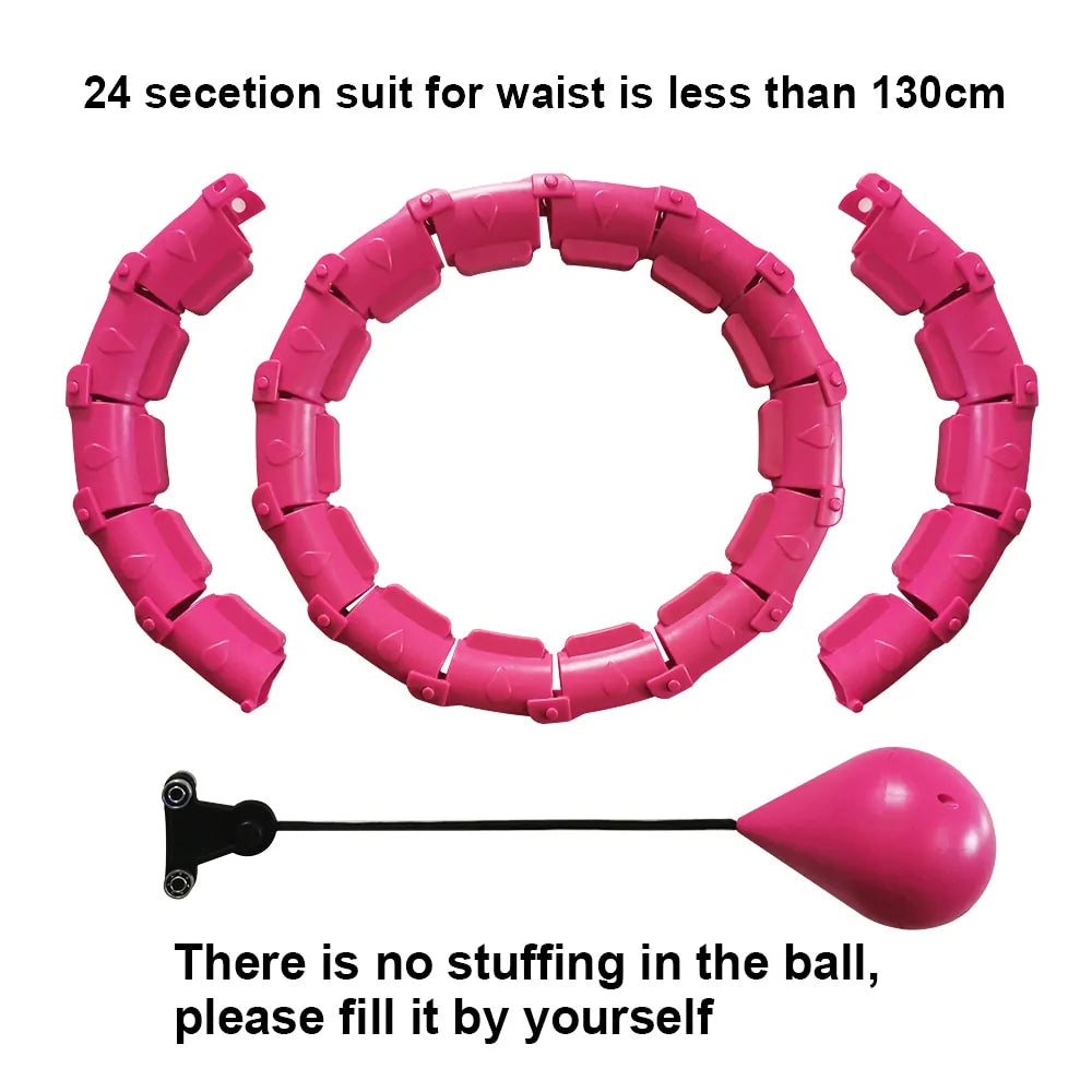 24 Section Adjustable Sport Hoops Waist Exercise