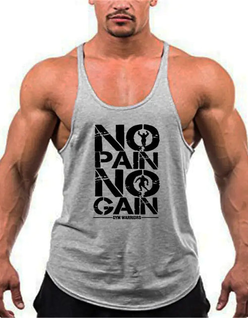 Load image into Gallery viewer, Brand Gym Stringer Tank Top Men Bodybuilding Clothing
