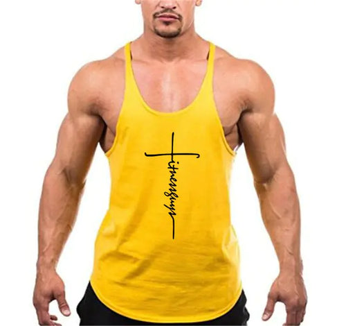 Load image into Gallery viewer, Brand Gym Stringer Tank Top Men Bodybuilding Clothing
