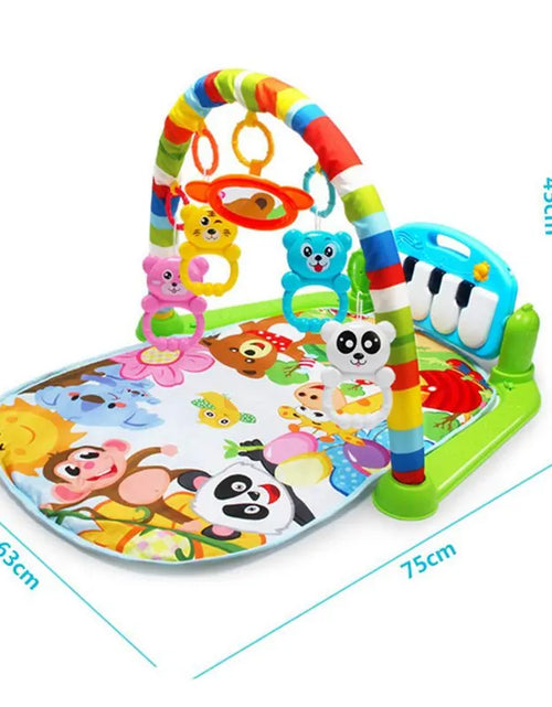 Load image into Gallery viewer, Baby Music Puzzle Play Mat: Educational Keyboard Carpet with Rack Toys for Infant Fitness and Crawling
