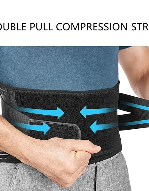 Load image into Gallery viewer, Double Pull Back Lumbar Support Belt Waist Orthopedic Corset Men Women Spine Decompression Waist Trainer Brace Back Pain Relief
